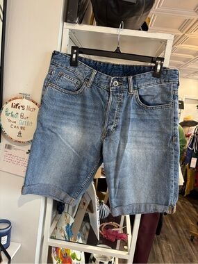 &denim Classic Blue Denim Jean Bermuda Shorts